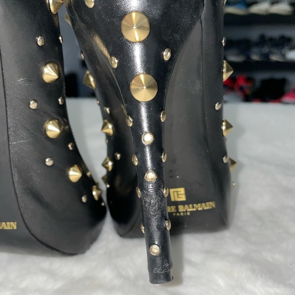 🐧BALMAIN STUDDED HEELS🐧 - Picture 7 of 9